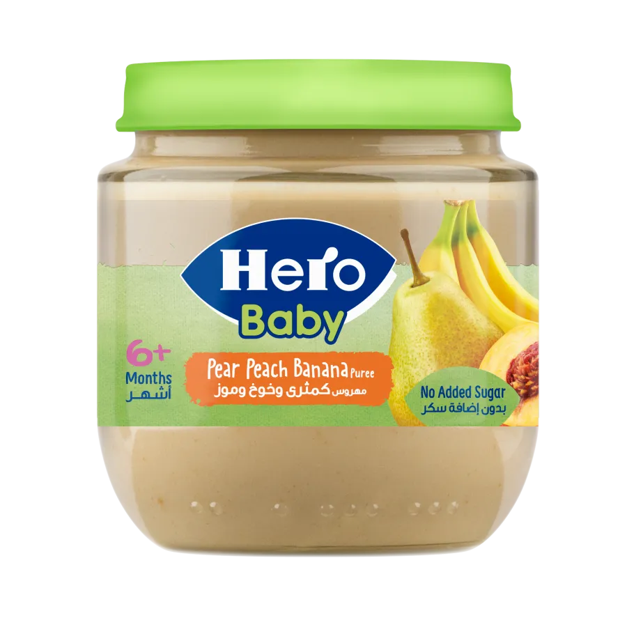 Pear Peach Banana 125gm