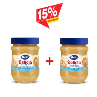 2 Hero Delicia Peanut Butter No Added Sugar 300 gm