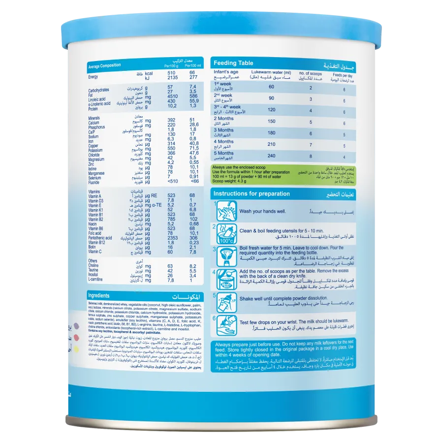 Infant Formula Milk Stage1- 400gm
