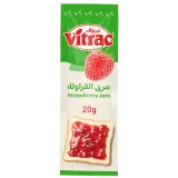 Vitrac Strawberry Jam Sachets- 20 gm- 24 sachets