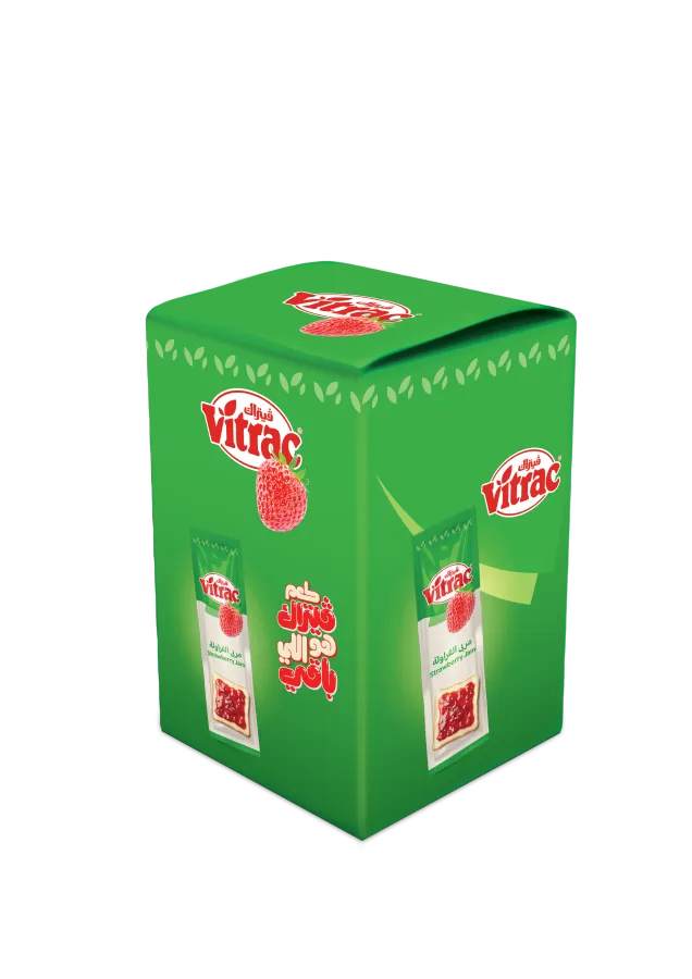 Vitrac Strawberry Jam Sachets- 20 gm- 24 sachets