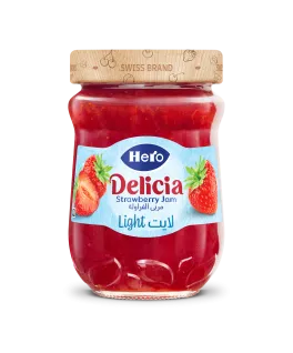 Hero Delicia Strawberry jam- Light- 320 gm