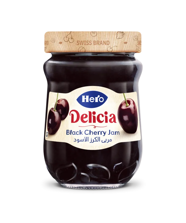 Hero Delicia Black Cherry Jam- 350 gm