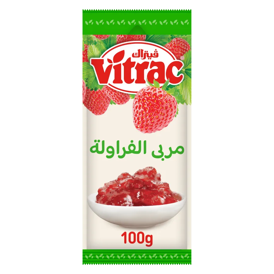 Vitrac strawberry sachet 100gm - 12 sachets