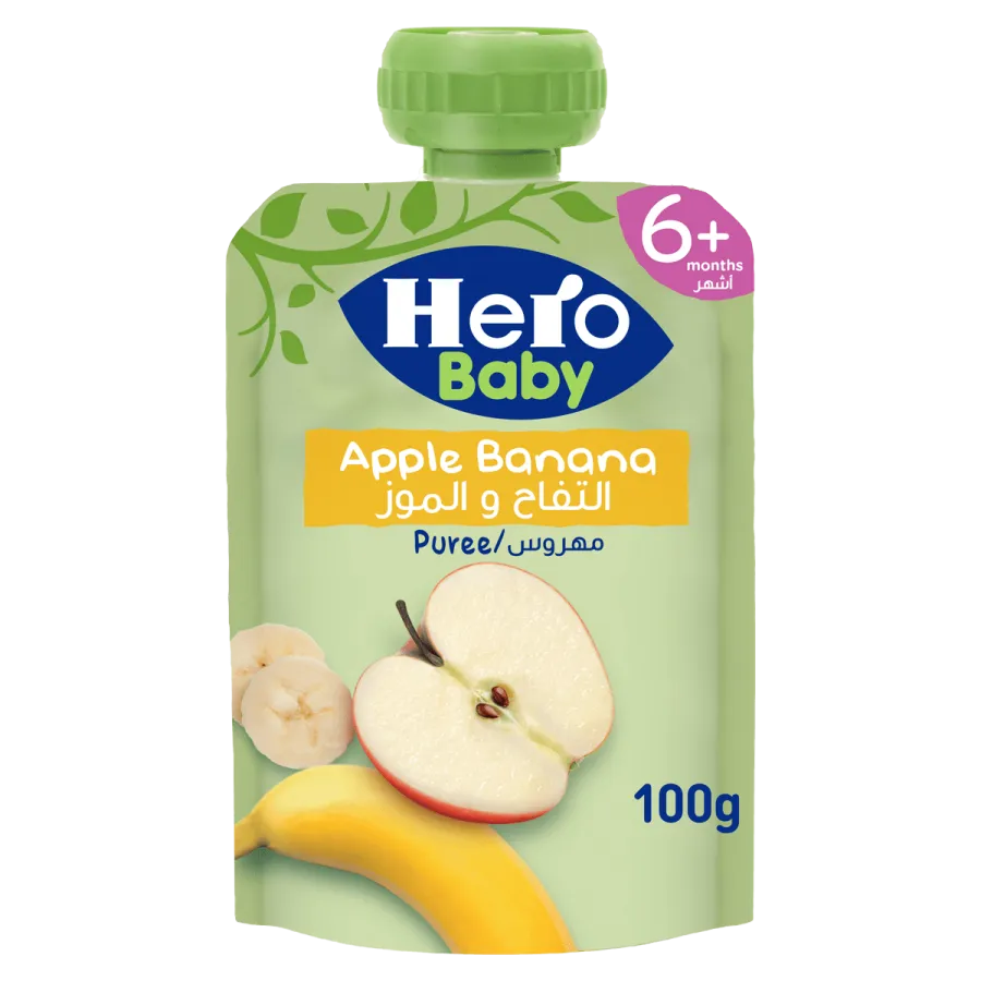 Hero baby Pouch Apple & Banana 100gm