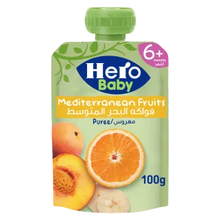 Hero baby Pouch Mediterranean Fruits 100 gm