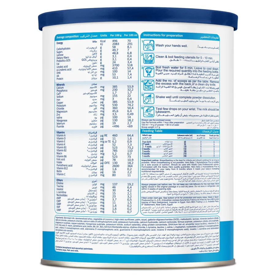 Hero Baby 1 Nutradefense Plus