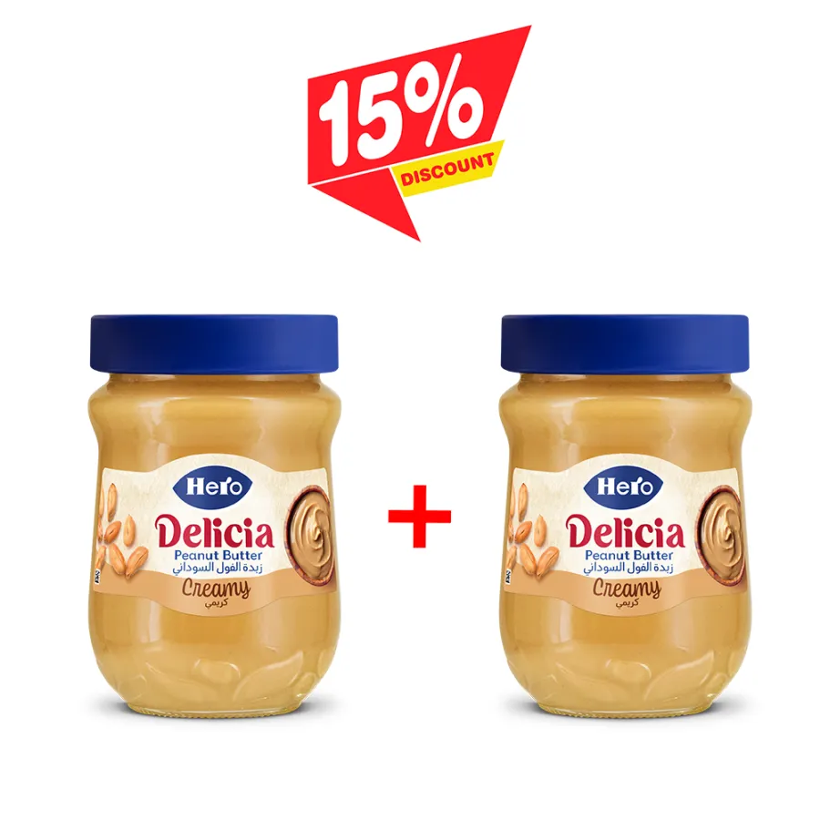 2 Hero Delicia Peanut Butter- 300 gm